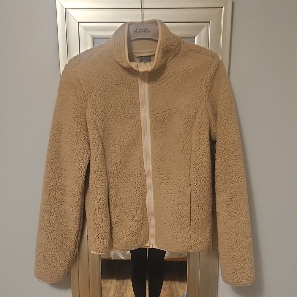 Joe Fresh Tan Sherpa Teddy Jacket